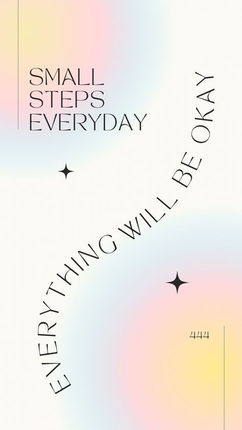 Everything Will Be Okay Aesthetic, Everything Will Be Ok Quotes Wallpaper, Take It Day By Day Quotes, One Day At A Time Quotes Wallpaper, Everything Will Be Okay Wallpaper, Day By Day Wallpaper, Good Things Are Coming Wallpaper, January Wallpapers, Take It Day By Day