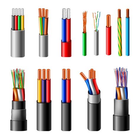 Electrical Wire Gauge: Size &Their Usage - D & F Liquidators Db Logo, Lamp Wire, House Wiring, Wire Drawing, Electrical Connection, Types Of Houses, Electrical Wiring, Power Cable, Multi Strand