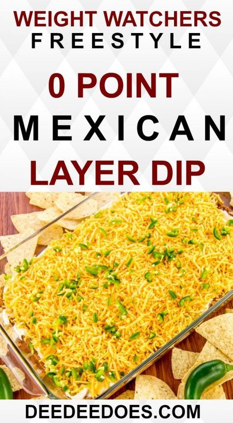 Ww Appetizers, Weight Watchers Appetizers, Mexican Layer Dip, Chip Recipe, Tortilla Chip Recipe, Tortilla Chip, Weight Watchers Meal Plans, Weight Watchers Snacks, Weight Watchers Recipes Desserts