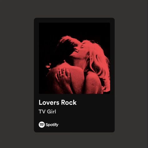 Tv girl:lovers rock @tvgirl Tv Girl Lovers Rock, Lovers Rock, Rock Cover, Tv Girl, Girl Posters, Cover Ideas, Tv Girls, Clay Art, Cover Photos