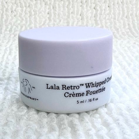 Brand New, Never Used Drunk Elephant Lala Retro Whipped Cream Mini (5 Ml / 0.16 Fl. Oz). Please Notice That This Is A Sample Size Product - Perfect For Travel! Bundle It With Other Listings In My Closet That Are Marked Pick 5 For $25 To Get The Deal Drunk Elephant's Lala Retro Is A Whipped Dream-Come-True For Tired, Dry Skin. This Multifaceted Rescue Cream Provides Replenishing Barrier Support By Reinforcing Skin's Acid Mantle And Defending Against The Effects Of Everyday Stressors. Lala Retro Whipped Cream, Elephant Skincare, Elephant Rescue, Drunk Elephant Skincare, Cheap Skin Care Products, Skincare Samples, Makeup Samples, Retinol Cream, Mini Makeup