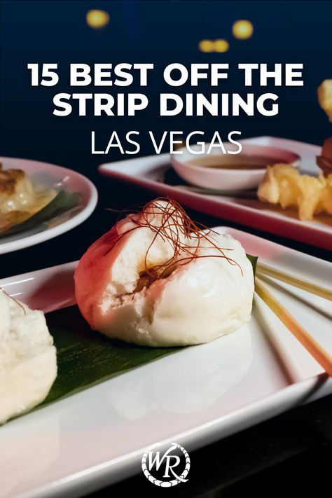 The Strip is flashy and fantastic, but it’s far from being your only option for food in Vegas. In fact, some of the best restaurants in Las Vegas are off the strip! Whether you crave piles of noodles at a Chinese buffet or want a five-star dining experience, these top 15 off-the-strip restaurants are guaranteed to be a hit. Las Vegas Restaurants Off The Strip, Food In Vegas, Restaurants In Las Vegas, Venetian Las Vegas, Best Restaurants In La, Chinese Buffet, Las Vegas Food, Vegas Food, Vegas Restaurants