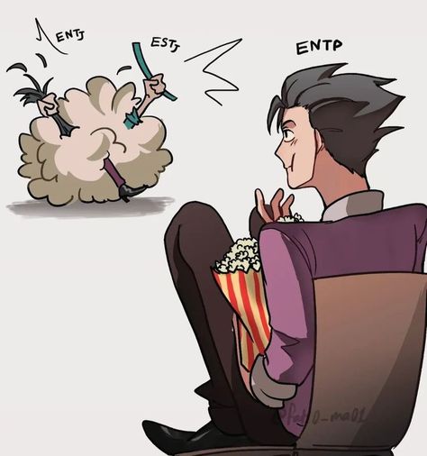 MBTI art  -  Credit: @fati0_ma01 Estj Fanart, Estj Mbti, Entj Estj, Mbti Fanart, Entp Personality Type, Cartoons Movies, Mbti Test, Mbti Relationships, Fanart Drawing