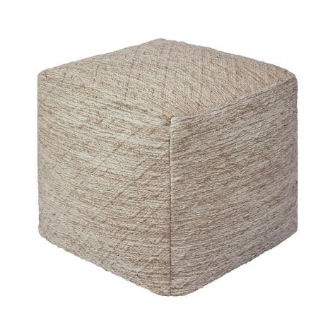 PRICES MAY VARY. INCLUDES: One (1) filled 16 inches by 16 inches by 16 inches Tweed Cotton Square Pouf Ottoman. Filled with dense polystyrene (EPS balls) to retain structure and shape. Color - Ivory Natural STYLE: Taking inspiration from the cotton dhurrie weaving technique this pouf is expertly made from 100% Cotton by trained artisans. Our 16-inch square pouf packs a big punch on many design levels. Its home friendly colors work with any design style. The tweed diamond pattern gives a rich dim Living Room Extra Seating, Pattern Ottoman, Boho Seating, Patterned Ottoman, Square Pouf Ottoman, Cotton Craft, Accent Seating, Small Games, Square Pouf