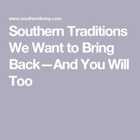 Southern Traditions We Want to Bring Back—And You Will Too Southern Traditions, Breakfast Party Foods, Easy Dinner Casseroles, Formal Table Setting, Culture Quotes, Southern Traditional, Lemon Bundt Cake, Etiquette And Manners, Breakfast Party