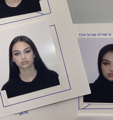 Perfect Id Photo, Id Photo Aesthetic, Student Id Photo, Passport Photo Makeup, Pretty Id Card Picture, Id Photos, Passport Photo, Gallery Dept, Id Photo