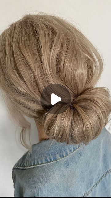 J E N N Y  D O L D - hairstylist on Instagram: "Lockdown 2️⃣ Quick little updo to try on yourself, perfect for mid length hair.   Hope everyone’s recovering after a busy few days getting ready for lockdown. So sorry for everyone having to close again! Stay safe 💕 Xx   . . . . #hair#hairdresser#hairstylist#bridalhair#liverpoolhaordresser#wedding#weddinghair#weddinginspo#hairinspo#hairvideo#hairstyles #workingfromhome #messyhairday @hairs.diy @hairtutorial4you @daily.hairgoals @wellahair @tangleteezer @theouai @schwarzkopfpro #reel #hairreel @schwarzkopfprouk" Mid Hair Updo, Mid Length Hair Updo, Messy Hair Updo, Messy Updo, Hair Specialist, Mid Length Hair, So Sorry, Messy Hairstyles, Length Hair