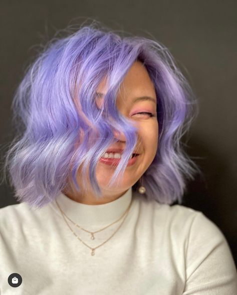 Short Lavender Hair, Viral Shampoo, Pale Blonde Hair, Pastel Purple Hair, Lightened Hair, Lavender Hair Colors, Color Depositing Shampoo, Pastel Lavender, Lilac Hair