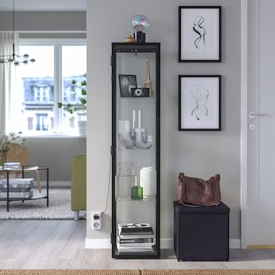 glass cabinets - Search - IKEA Ikea Italia, House Makeover, Organization Furniture, Glass Cabinet Doors, Ikea Family, Led Spot, Door Cabinet, Led Spotlight, Door Frame