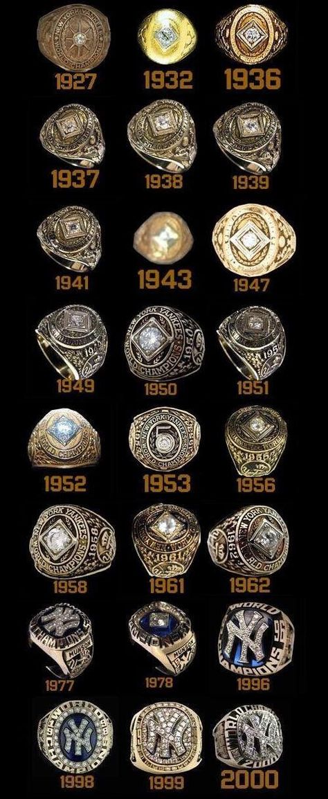 NY Yankees championship rings. Red sox fans can count the rings and be jealous Elston Howard, Yankees Baby, World Series Rings, Go Yankees, 60th Bday, Yankees World Series, Bronx Zoo, Red Socks Fan, Yankees Fan