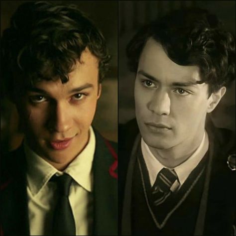 Tom And Mattheo Riddle, Riddle Brothers, Family Riddles, Slytherin Funny, Christian Coulson, Slytherin Gang, Harry Potter Toms, Benjamin Wadsworth, Animes Emo