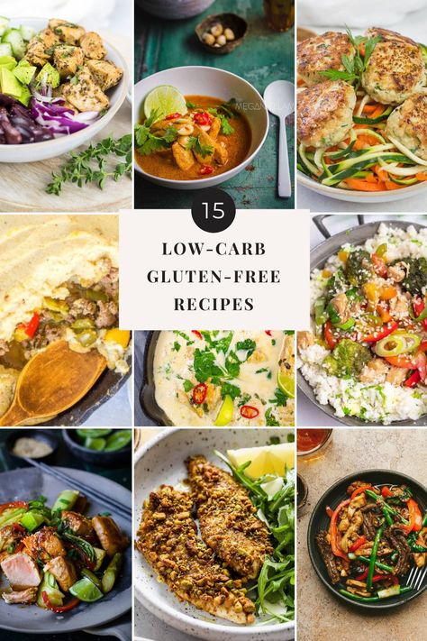 15 low-carb gluten-free recipes that are tasty, healthy, easy, and versatile. There is something here for everyone from beef, chicken, seafood to vegetarian low carb recipes. If you are looking for some new low-carb dinner inspiration then check these out. Vegetarian Low Carb Recipes, Carb Free Dinners, Vegetarian Low Carb, Low Carb Gluten Free Recipes, Dairy Free Low Carb, High Protein Low Carb Recipes, Low Carb Low Fat Recipes, Low Carb Vegetarian Recipes, No Carb Recipes