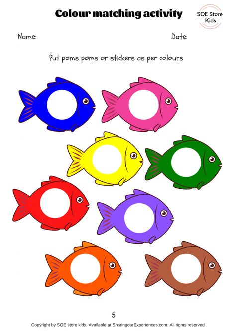 color matching worksheets for preschool. Excellent activity for 10 months old. FREE colors matching activities for toddlers printable Colors Printables Preschool Free, Color Match Worksheets For Preschool, Color Matching Worksheet, Color Matching Printable Free, Colour Activity For Kids, Colour Matching Activities, Matching Activities For Toddlers, Tracing Names, Color Matching Preschool