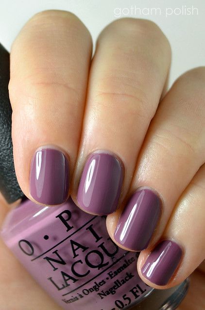 Opi Nail Colors, Purple Nail Polish, Purple Nail, Opi Nail Polish, Colorful Nail Designs, Popular Nails, Opi Nails, Manicure Y Pedicure, Types Of Nails