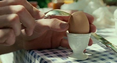 Boiled Eggs Aesthetic, Eggs Aesthetic, Egg Aesthetic, Luca Guadagnino, Call Me By Your Name, Soft Boiled Eggs, Boiled Egg, Egg Cups, Boiled Eggs