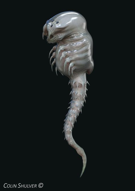 ArtStation - Parasite, COLIN SHULVER Parasite Concept Art, Alien Covenant Concept Art, Alien Parasite, Beast Creature, Aliens Movie, Creature Artwork, Dungeons And Dragons Game, Alien Concept, Alien Design