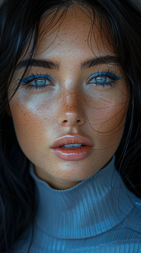 Tamara Williams, Blue Eyeshadow Looks, Simple Makeup Tips, Eye Makeup Styles, Makeup Face Charts, Summer Makeup Looks, Dewy Makeup, Eyebrow Tinting, Spring Makeup