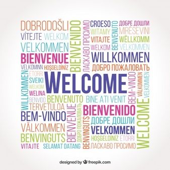 Welcome word composition in different languages Vector | Free Download Welcome In Different Languages, Sign Language Poster, European Day Of Languages, Language Poster, Welcome Words, Welcome Design, Art Therapy Activities, Pondicherry, All Languages