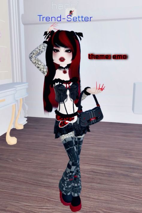 Emo idea DTI Emo Dress To Impress Roblox Game, Dress To Impress Emo Theme, Spiderman Dress To Impress, Dress To Impress I Would Never Wear This, Dress To Impress Nobody Is Gonna See Me, Villan Dress To Impress, Its Not A Phase Mom Dress To Impress, Retro Dress To Impress, Dress To Impress News Reporter