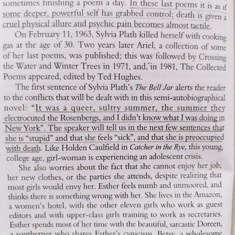 How's the weather over there People? . It's really really hot here. 😓😰🥵 . . My current read is The Bell jar ( buddy read with @pretty_little_bibliophile ), not exactly doodle material as it talks about gruesome stuff as you can see on the second slide. But then once you start annotating it's hard not to think of doodle possibilities. 🫣 . . . . . . . . . . . . . . . . . . . . #bookstagrams #bookstagrammers #bookinfuencer #bookish #annotations #bibliophile #books #instabooks #sylviaplath Aesthe... The Bell Jar, Sylvia Plath, It's Hard, Doodles, Two By Two, Reading, Books, Quick Saves