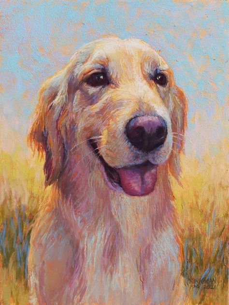 Honey Art, Dog Portraits Painting, Pastel Artwork, 강아지 그림, Canine Art, Oil Pastel Art, Oil Pastel Drawings, Daily Painting, Amazing Art Painting