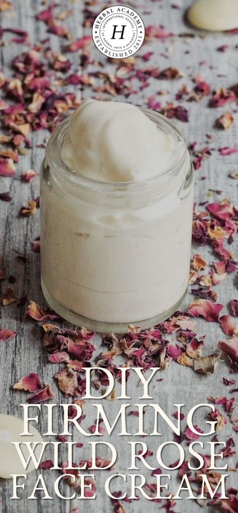 Rose Hip Recipes Skin Care, Rose Hip Oil Recipes, Face Cream Recipe, Herbal Academy, Rose Face, Diy Cream, Rose Recipes, Infused Oil, Diy Lotion