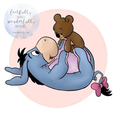 Baby Eeyore, Pooh Bebe, Eeyore Pictures, Deer Drawing, Christmas Cutouts, Winnie The Pooh Pictures, Winnie The Pooh Friends, Cute Doodles Drawings, Pooh Bear