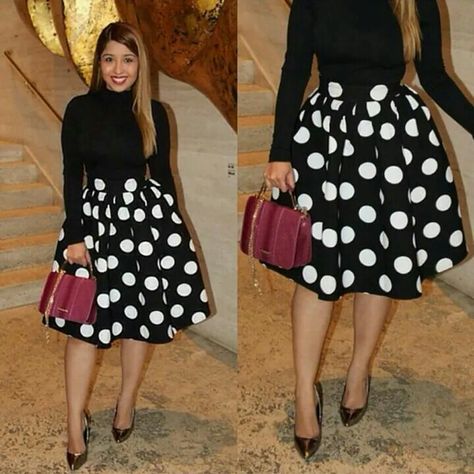 Polka dot Revamp Wardrobe, Cutesy Outfit, Pop Punk Fashion, Feminine Chic, African Attire, Formal Outfit, How To Look Classy, Night Outfits, Fashion Stylist