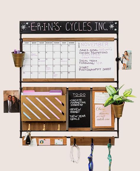 10 Best Home Office Wall Organizers | The Family Handyman White Board Command Center, Wall Organizer Office, Wall Calendar Organizer, Office Wall Organization, Home Command Center, Command Centers, Family Command Center, Liquid Chalk Markers, Organization Board