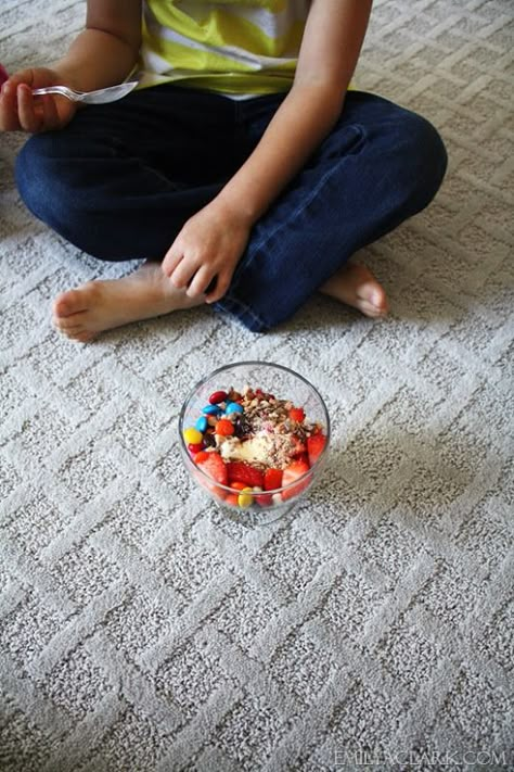 Eating ice cream on Mohawk SmartStrand carpeting Upstairs Carpet, Smartstrand Carpet, Mohawk Carpet, Basement Carpet, Textured Carpet, Carpet Trends, Buying Carpet, Cheap Carpet Runners, Carpet Ideas