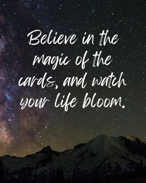 Believe in the magic of tarot cards, and watch your life bloom into a beautiful story. Join me on Instagram for tarot insights and the art of manifestation! Tarot Inspiration, Card Quotes, Tarot Magic, Believe In The Magic, Beautiful Story, Book Tattoo, Beautiful Stories, My Story, Tarot Card