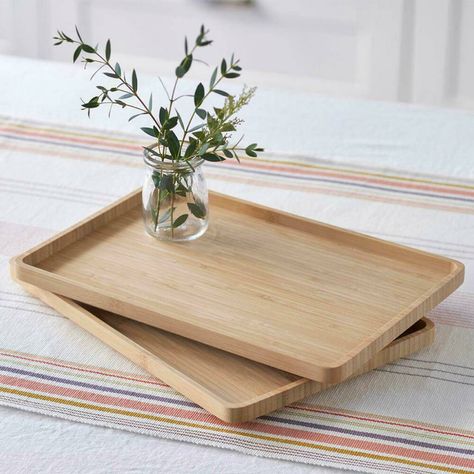 Rectangle Serving Tray, Moso Bamboo, Coffee Tray, Appetizer Trays, Coffee Service, Fast Growing Plants, Serving Drinks, Friendly Plastic, Breakfast In Bed