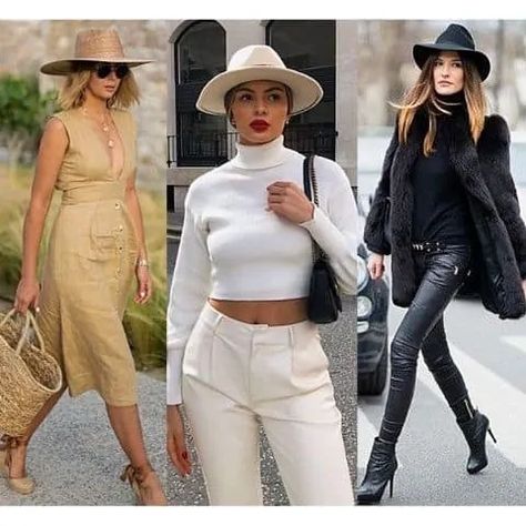 [ 8 outfit combos!] How to wear a fedora hat for female? - Lady Refines Womens Fedora Hat Outfit Fall, Tan Felt Hat, Chic Hats For Women, How To Wear Fedora Hat For Women, How To Style A Hat Women, Wool Fedora Hat Women Outfit, Tan Fedora Hat Outfit, White Fedora Hat For Fall, Fedora Outfit Fall