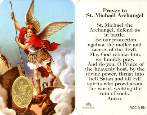 Saint Michael Quotes St Michael The Archangel Prayer, St Michael Archangel, Evil Words, St Michael Prayer, Archangel Prayers, Michael Archangel, St Michael The Archangel, Prayer For Love, Healing Angels