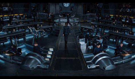 On a Helicarrier's bridge... Avengers Headquarters, Shield Helicarrier, Star Trek Books, Marvel Shield, Agent Coulson, Maria Hill, Avengers 2012, The Darkest Minds, Nick Fury