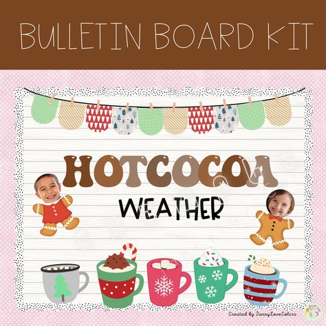 Hot Cocoa Bulletin Board Kit Door Classroom Decor Winter Bulletin Decoration Hot Cocoa Bulletin Board Ideas, Hot Cocoa Bulletin Board, Door Classroom, Happy Decor, Winter Bulletin, Winter Bulletin Boards, Hot Coco, Teaching Classroom, Letter Paper