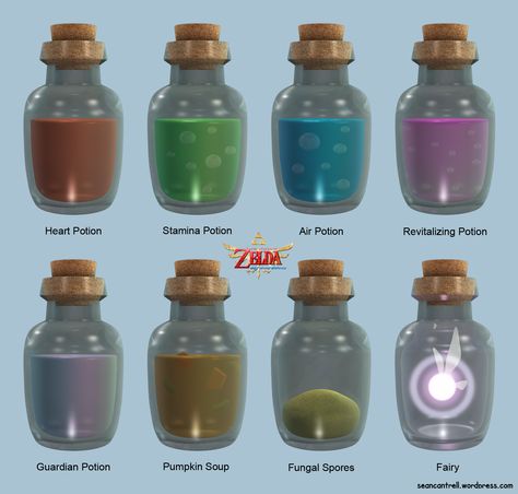 Zelda Potions Diy Zelda Crafts, Zelda Baby, Zelda Diy, Legend Of Zelda Skyward, Zelda Party, Zelda Wedding, Zelda Tattoo, Zelda Birthday, Zelda Skyward