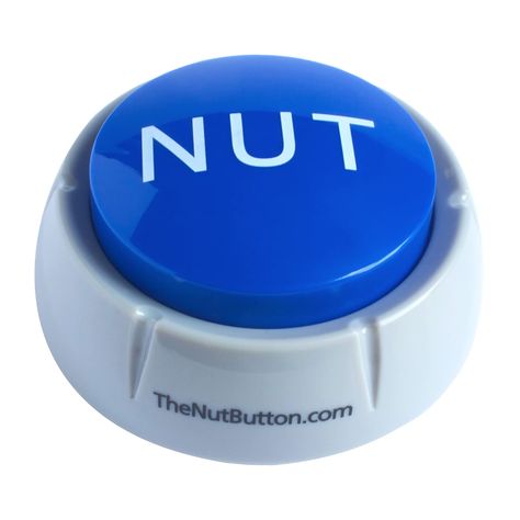 PRICES MAY VARY. WHAT IS THE NUT BUTTON: C’mon man, seriously? It’s the most useful (or useless, depending on your power level) sound toy since… ever. Seriously, this is the most useful gadget ever created. If you don’t know what to get your wife’s boyfriend this holiday season – you just found the perfect easy gift. We both know that things haven’t been the same between you two since last year's office Christmas party, but if you get him this, she’ll finally treat you like the man you used to b When Memes, Tinder Dating, Cool Buttons, Memes Kpop, Watch Gifts, Funny Pranks, White Elephant Gifts, Gag Gifts, Bts Memes