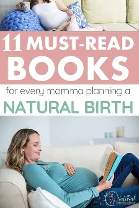 At Home Birth, Preparing For Natural Birth, Natural Birth Books, Books To Read Before Getting Pregnant, Books To Read While Pregnant, Natural Birthing Plan, Unmedicated Birth, Natural Labour, Best Pregnancy Books For First Time Moms