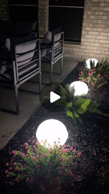 Cheap Outdoor Lighting Ideas, Dollar Tree Diy Solar Lights, Lights Around Tree Trunk, Solar Lights Ideas Outdoor Garden, Dollar Tree Light Bulb Terrarium, Diy Backyard Lights, Dollar Tree Solar Lights Ideas Outdoor, Gazing Balls Garden Ideas, Garden Lighting Ideas Landscaping