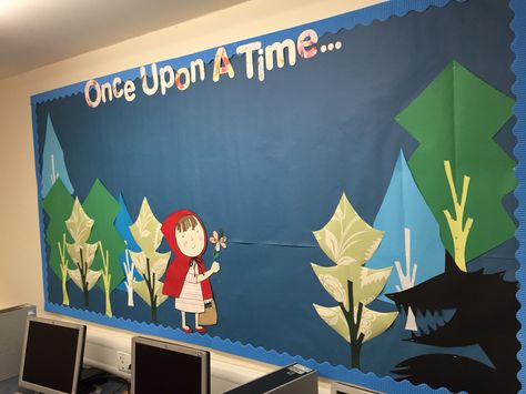 Fairytale Classroom Theme, Fairy Tales Kindergarten, Fairytale Theme, Storybook Theme, Fable Stories, Fairytale Decor, Kindergarten Classroom Decor, Fairy Tale Theme, Preschool Bulletin