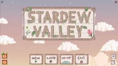 Stardew Valley Laptop Wallpaper, Stardew Valley Interface Mod, Stardew Mods, Mountain Texture, Mod Aesthetic, Menu Background, Stardew Valley Layout, Custom Menu, Start Screen