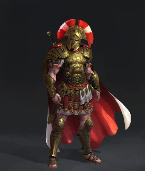 Sparta Warrior, Dark Souls Concept Art, Ancient Sparta, Greek Soldier, Roman Armor, World Of Warcraft Characters, Persian Warrior, Roman Characters, Warcraft Characters