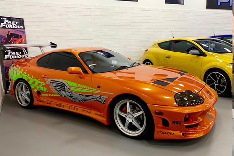 Fast And Furious Toyota Supra, Fast And Furious Supra, Supra Orange, Knuckle Head, Iconic Cars, Toyota Supra Mk4, Mobil Drift, Orange Car, Nissan Gtr Skyline