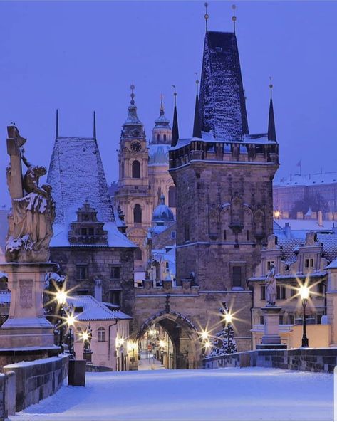 Prague Czech Republic Prague Winter, Praha Prague, Voyage Europe, Croatia Travel, Prague Czech Republic, Winter Vibes, Prague Czech, Winter Scenery, Nightlife Travel