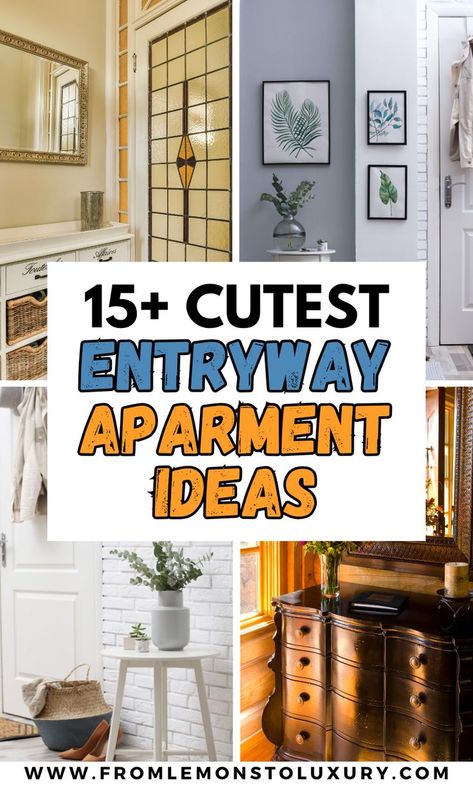 Entryway Apartment Entryway Apartment Ideas, Small Entryway Ideas Apartment, Entryway Ideas Apartment, Small Apartment Entryway Ideas, Apartment Entryway Ideas Narrow Hallways, Small Apartment Entrance, Apartment Entrance Door, Cute Entryway, Entryway Ideas Modern