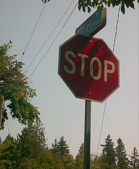 Stop Sign Photoshoot, Stop Sign Photography, Aesthetic Stop Sign, Stop Sign Drawing, Stop Sign Aesthetic, Street Sign Aesthetic, 300 Drawing Prompts, Object References, Dorm Prints