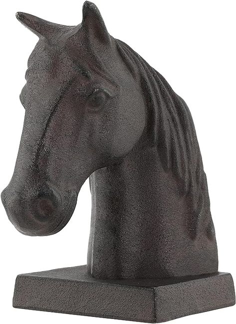 Amazon.com: LONGRUN Horse Decorative Bookend, Unique Cast Iron Decor Book Ends to Hold Heavy Duty Books, Vintage Antique Home Decor, Modern Living Room Library Office Shelf Decoration Door Stop : Home & Kitchen Cast Iron Decor, Horse Bookends, Library Office, Decorative Bookends, Office Shelf, Antique Horse, Horse Books, Shelf Desk, A&b Home