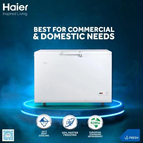 haierpakistanofficial Haier Deep Freezers are now equipped with R290 refrigerant which provides quicker freezing best suited for your domestic and commercial needs! Commerical Kitchen, Commercial Kitchen Appliances, Folder Cover Design, Electronics Poster, Computer Wallpaper Hd, Ux Design Process, Deep Freezer, Facebook Engagement Posts, Oxygen Concentrator