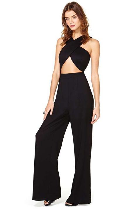 Nasty Gal Cross My Heart Jumpsuit Heart Jumpsuit, White Jumpsuits, Is It Spring Yet, 90s Clothing, 90s Outfit, Beautiful One, Inspiration Board, Jumpsuits For Women, Dream Closet